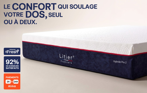 Matelas Hybride Pro 2 Premium Fresh+